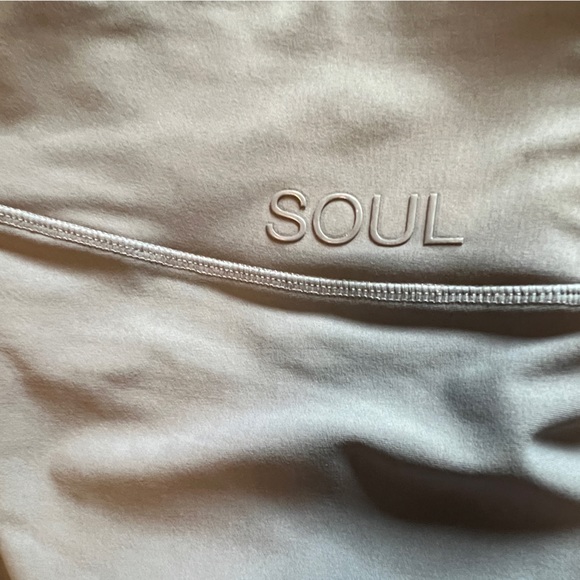 SOUL by SOULCYCLE Recut Lace Up Leggings sz Large - Picture 5 of 5